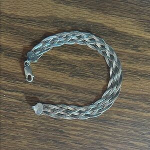 Silver Woven Bracelet